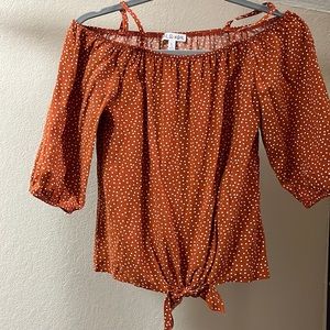 Off the shoulder with straps stitch fix shirt